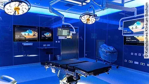 Der neue OP-Saal im Universitätsklinikum St. Josef-Hospital des KKB