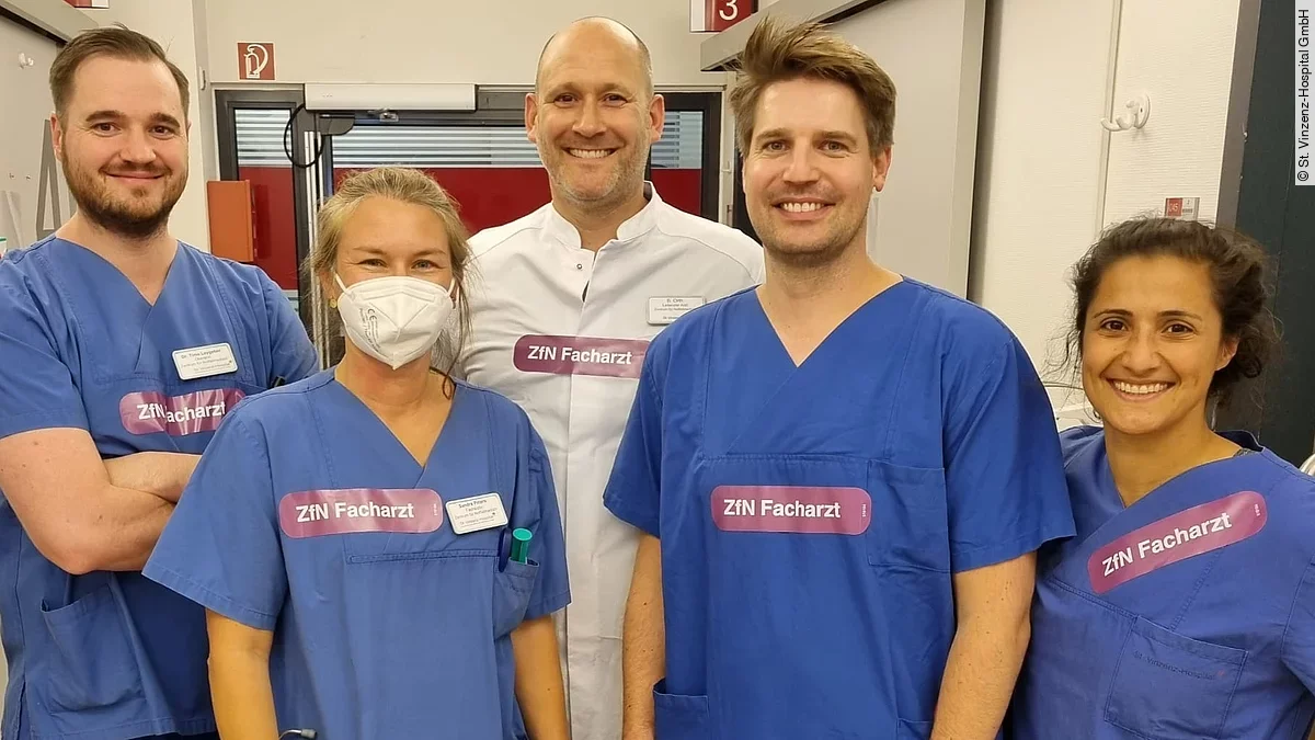 Schockraum-Aufkleber St. Vinzenz-Hospital