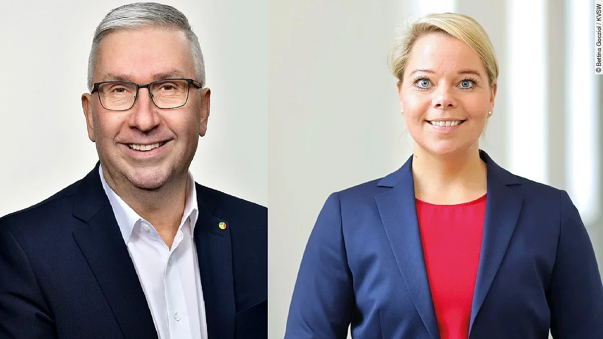 Anja Heeger und Alexander Schmidtke Anja Heeger und Alexander Schmidtke