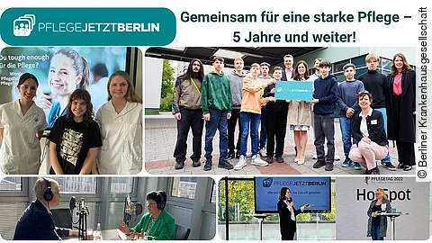 Bild der Festschrift #PflegeJetztBerlin