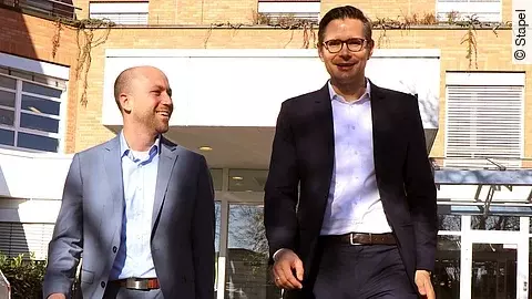 Robert Brandner (l.) und Florian Aschbrenner