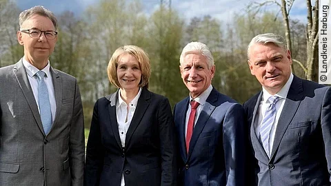 Dr. Martin Meyer, Dr. Franziska Breunig, Rainer Rempe, Cord Meyer