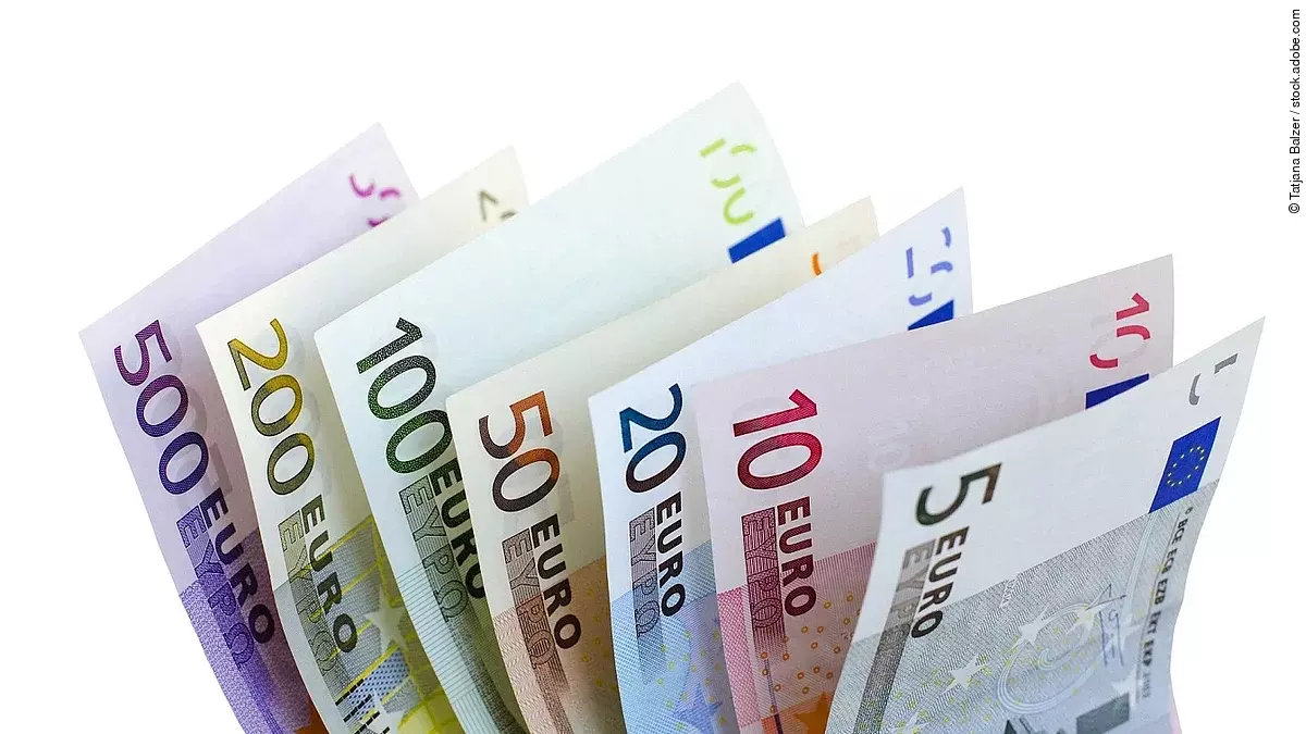 Verschiedene-Euro-Geldscheine