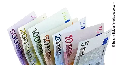 Geldscheine Verschiedene-Euro-Geldscheine