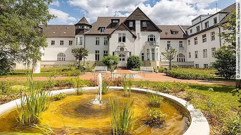 Parkanlage des Ev. Krankenhauses Hubertus