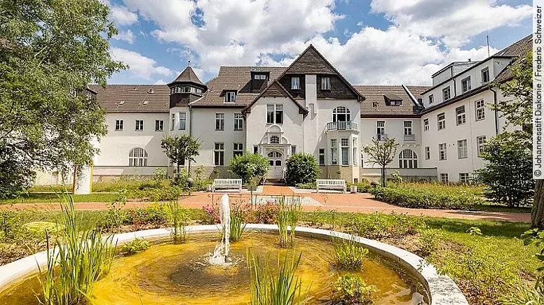 Parkanlage des Ev. Krankenhauses Hubertus