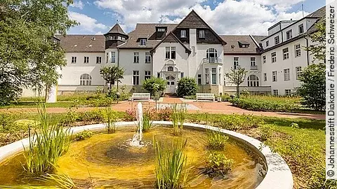 Parkanlage des Ev. Krankenhauses Hubertus