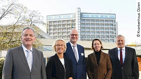 Doppelspitze im Krankenhaus Düren Doppelspitze im Krankenhaus Düren