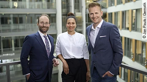 Dr. Florian Hartge, Brenya Adjei, Dr. Florian Fuhrmann
