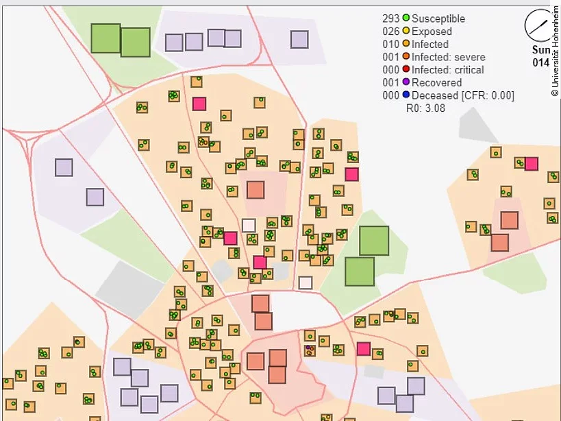 Virtuelle Modellstadt
