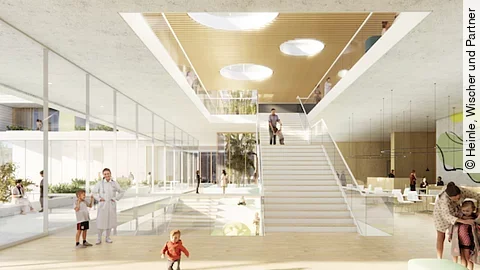 Eingang des geplanten KiTZ-Neubaus