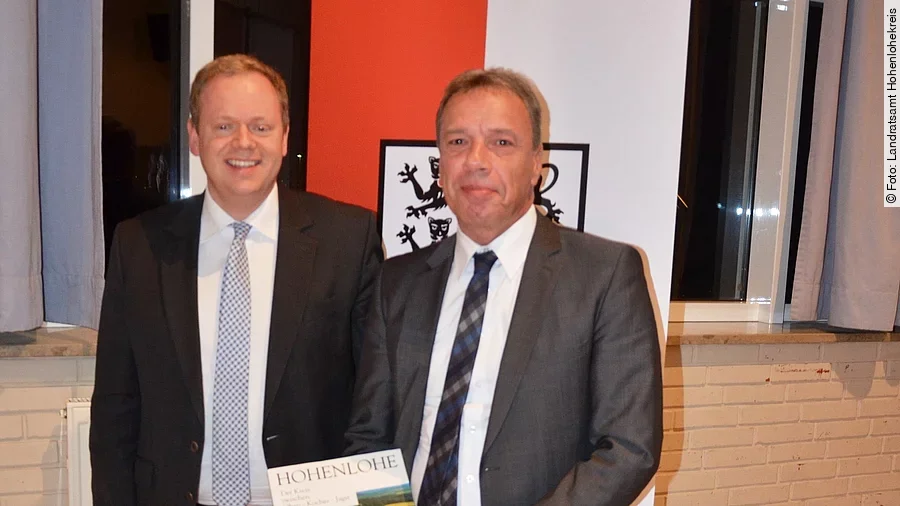 Landrat Matthias Neth und Geschäftsführer Jürgen Schopf