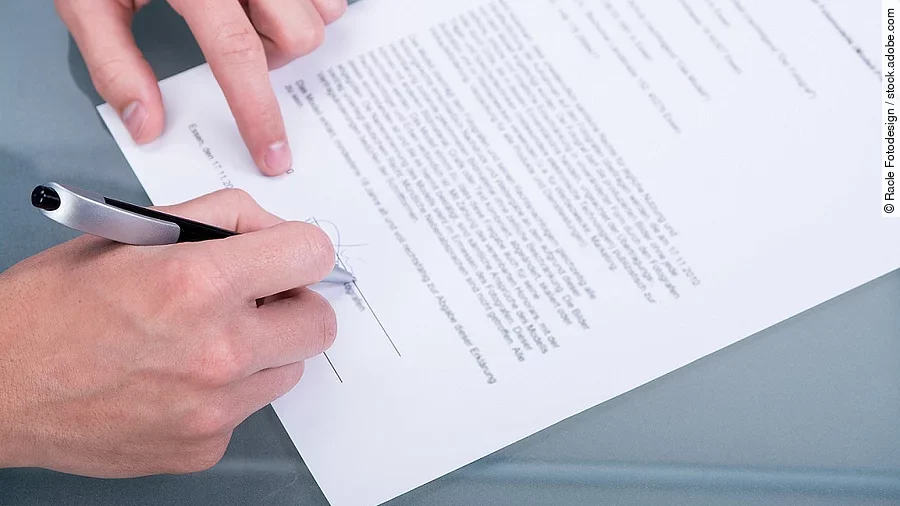 Unterschrift Unterschrift