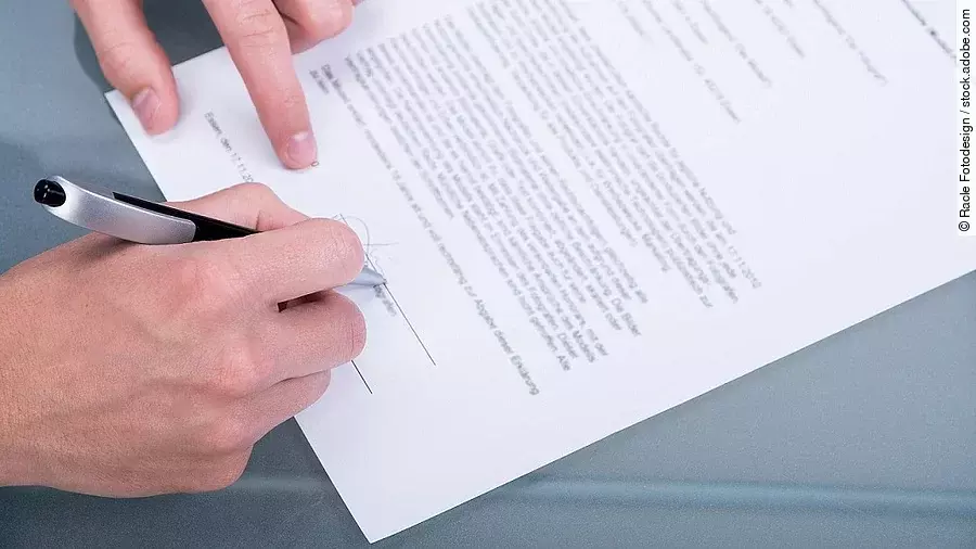 Unterschrift Unterschrift