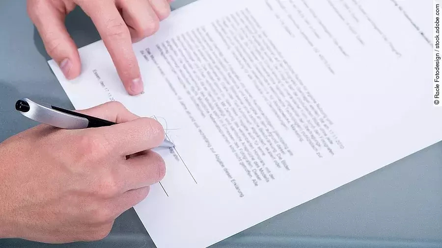 Unterschrift Unterschrift