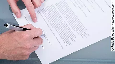 Unterschrift Unterschrift