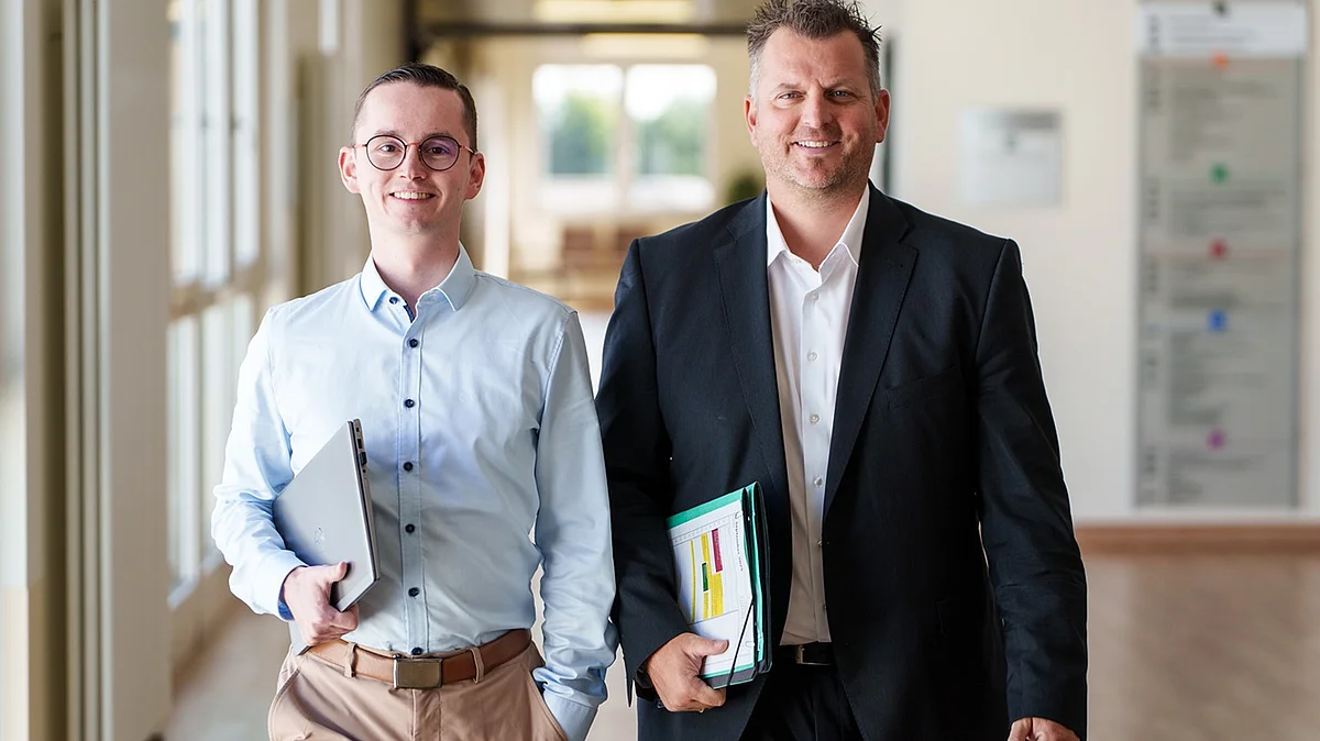 Benedikt Meider und Sascha Kucera