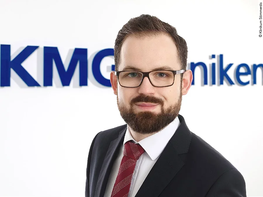 Tim Wozniak, Geschäftsführer des Klinikums Sömmerda