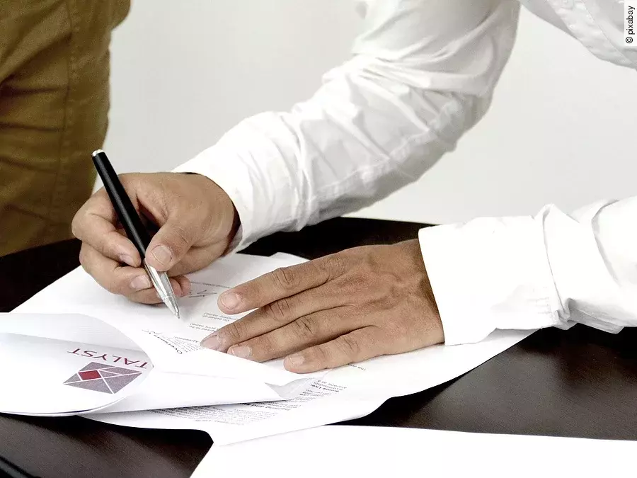 Unterschrift Unterschrift