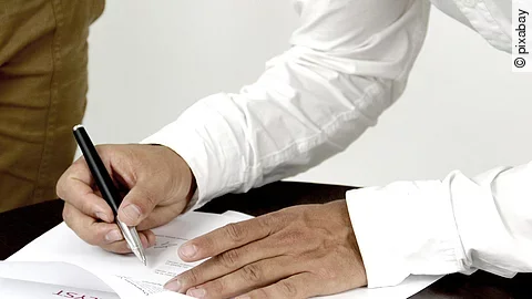 Unterschrift Unterschrift