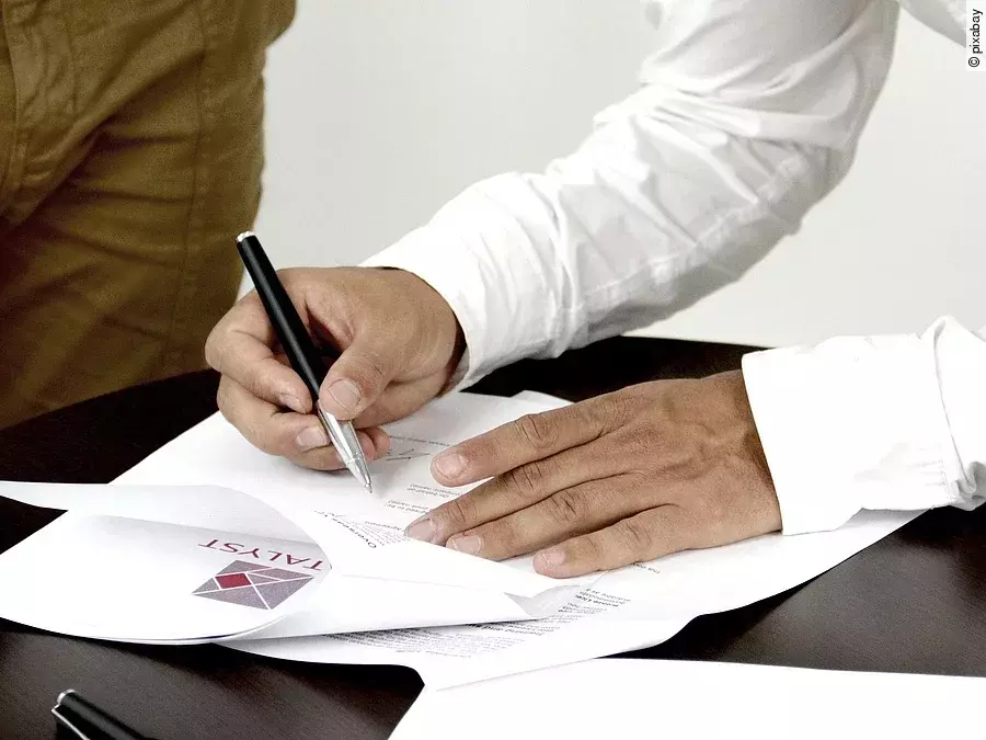 Unterschrift Unterschrift