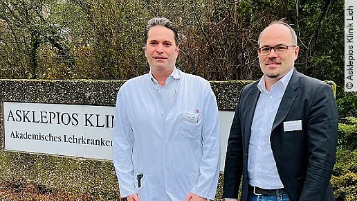 Dr. Thilo Schwandner und Martin Pfeiffer