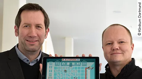 Blutspende-Spieleapp