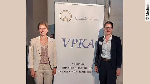 Aline Schreijäg de Ortiz und Patricia Schneider