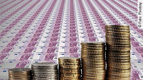 Euroscheine und -münzen