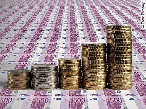 Euroscheine und -münzen