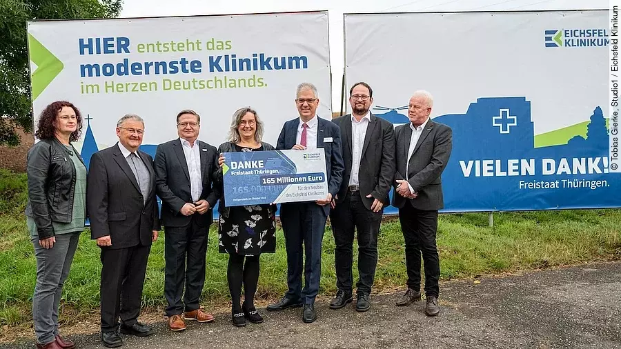 Fördermittelbescheid für Eichsfeld Klinikum Fördermittelbescheid für Eichsfeld Klinikum