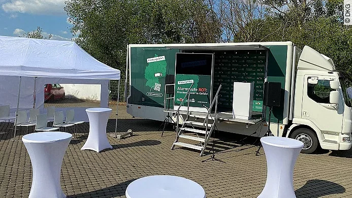 Kampagnentruck der DKG