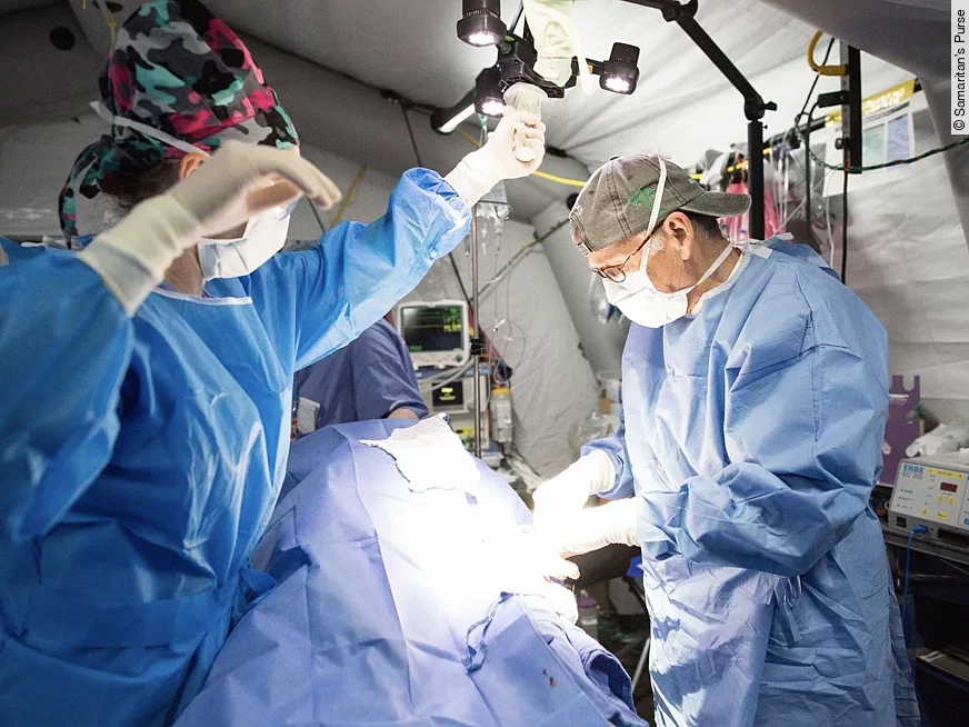 Mobiles Krankenhaus der Samaritan's Purse