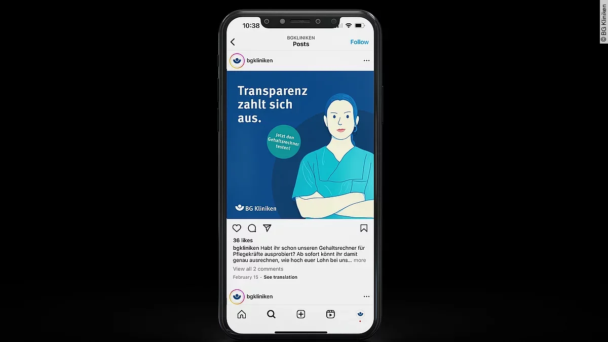 BG Kliniken - Gehaltsrechner