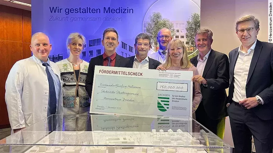Herzzentrum Dresden – Fördermittelübergabe Herzzentrum Dresden – Fördermittelübergabe