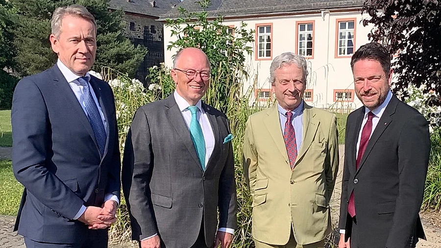 Michael Schlickum, Frank Böker, Dr. Oskar Prinz v. Preußen, Matthias Becker Michael Schlickum, Frank Böker, Dr. Oskar Prinz v. Preußen, Matthias Becker