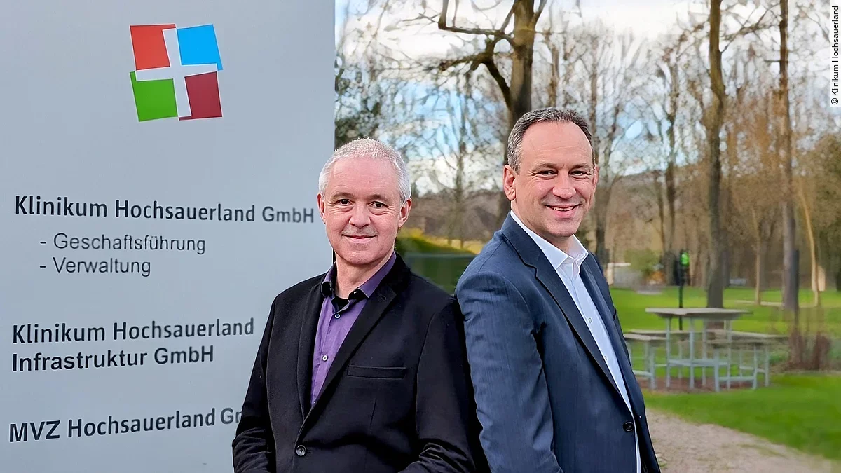 Dr. Peter Lütkes und Michael Gesenhues