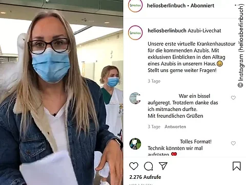 Instagram Live Chat Helios Klinikum Berlin-Buch