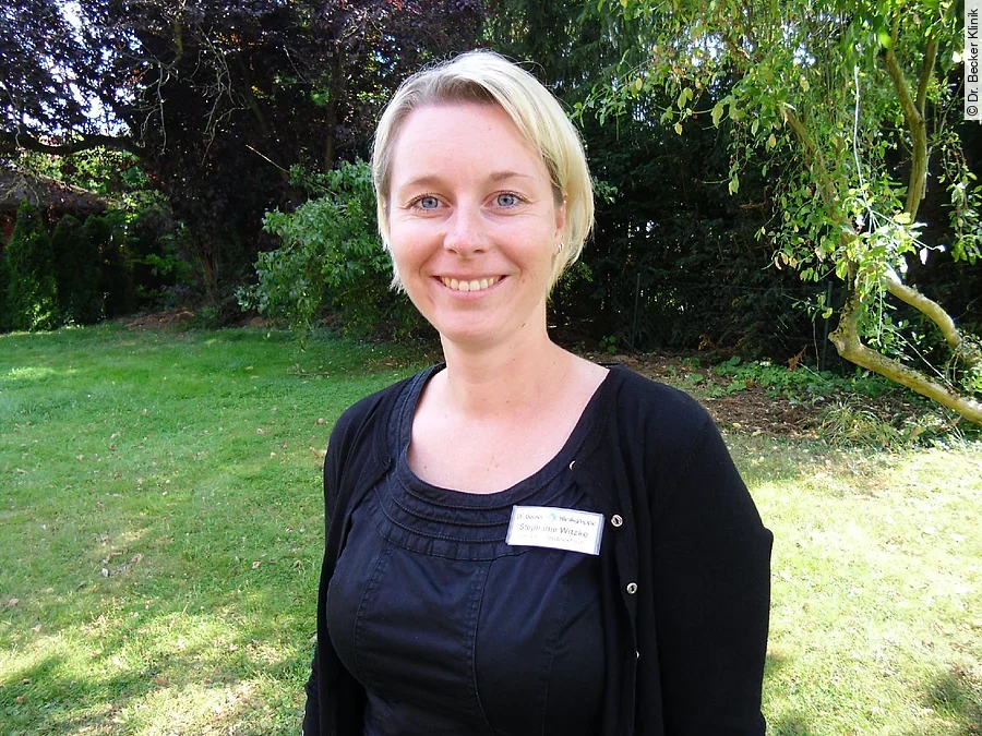 Stephanie Witzke, Verwaltungsdirektorin der Dr. Becker Brunnen-Klinik Stephanie Witzke, Verwaltungsdirektorin der Dr. Becker Brunnen-Klinik