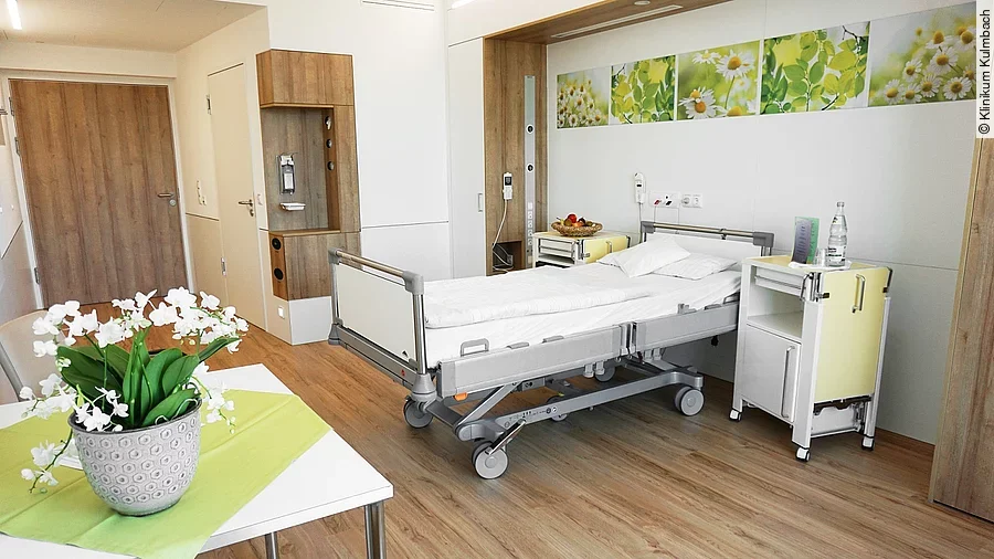 Neue Patientenzimmer Klinikum Kulmbach
