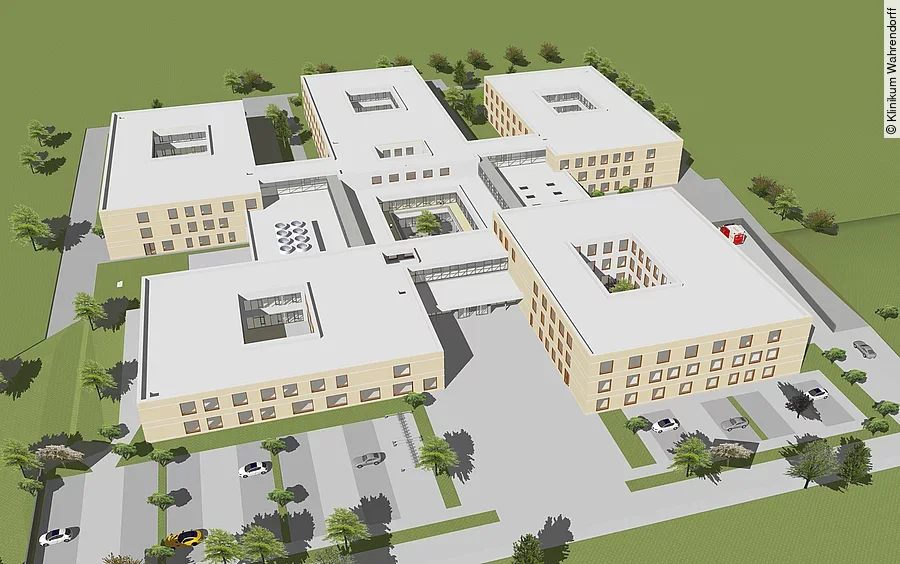 Klinikneubau Köthenwald