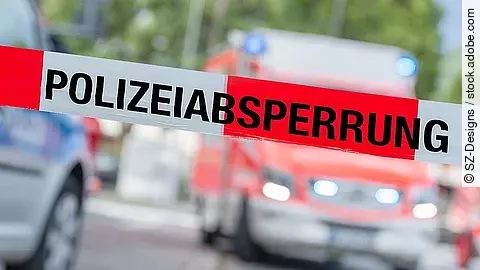 Polizeiabsperrung