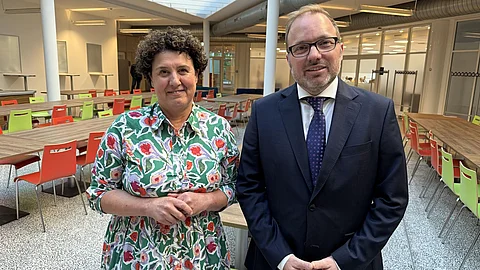 Brigitte Meier und Dr. Christian Unzicker