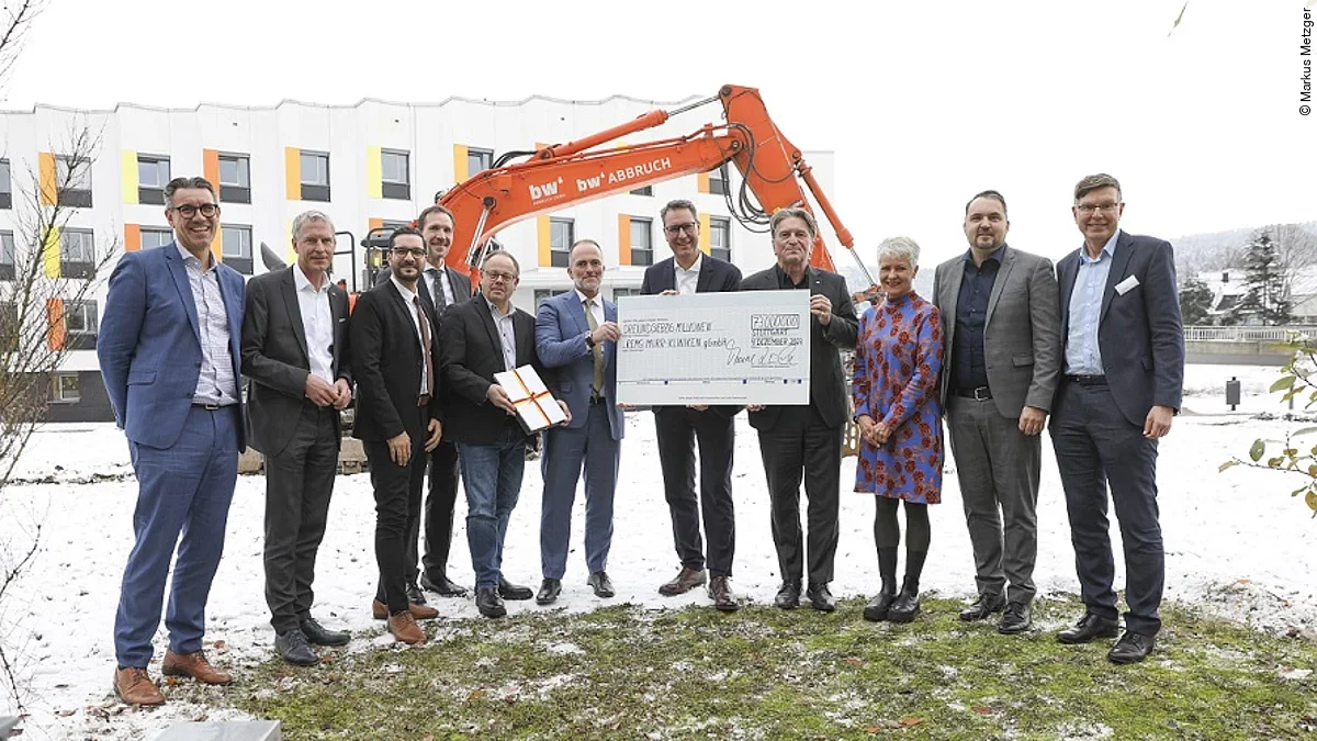 Scheckübergabe Rems-Murr Kliniken