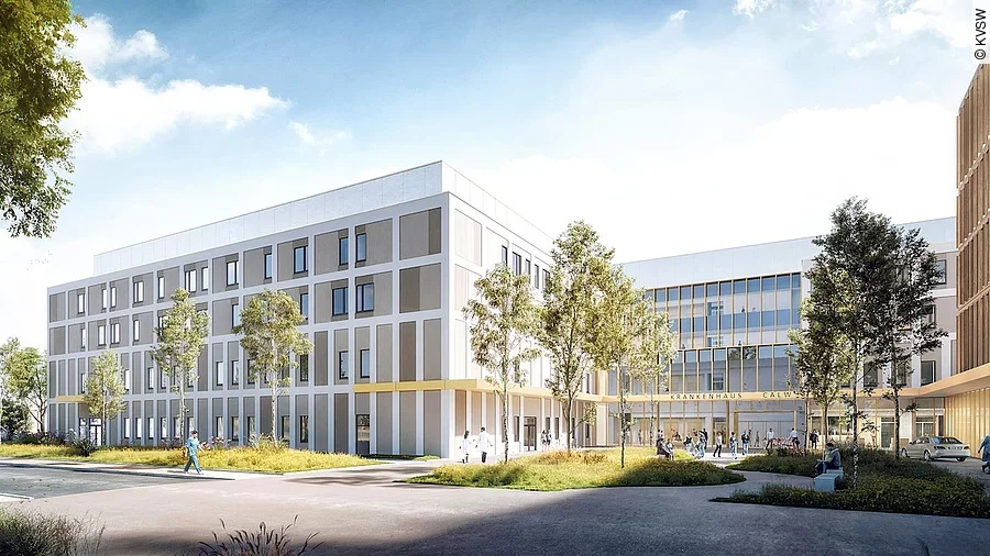 Rendering der Kliniken Calw