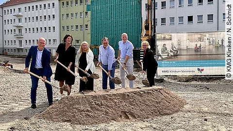 Spatenstich Neubau am KMG Klinikum Sömmerda Spatenstich Neubau am KMG Klinikum Sömmerda