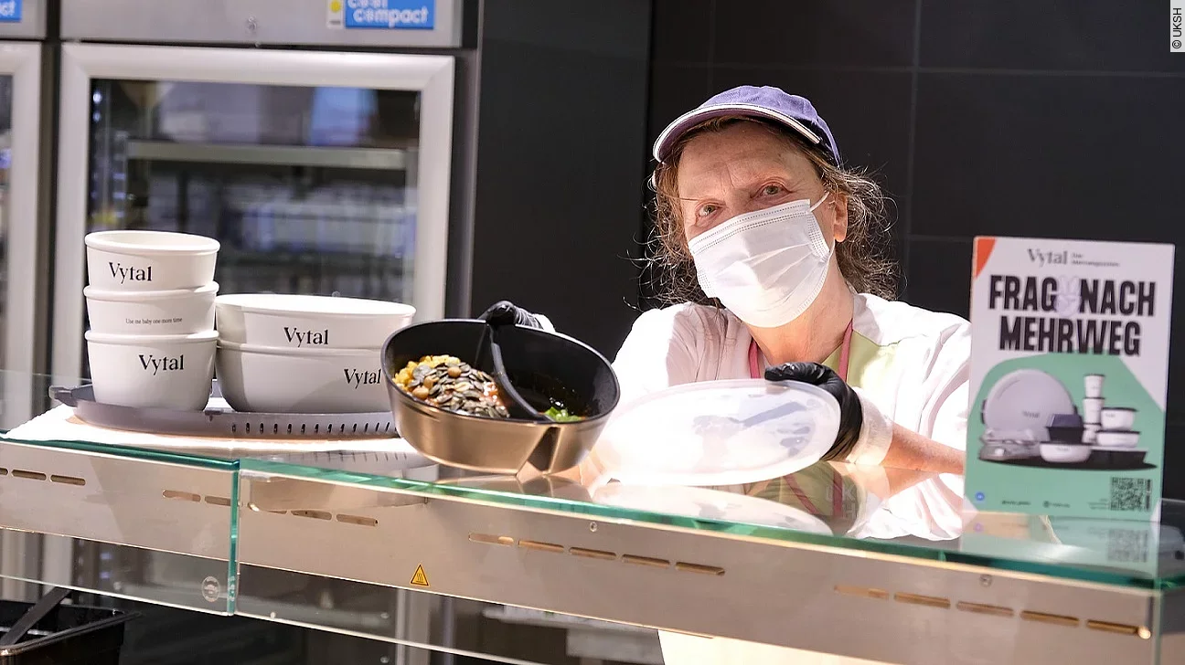 Mehrwegsystem Vytal UKSH