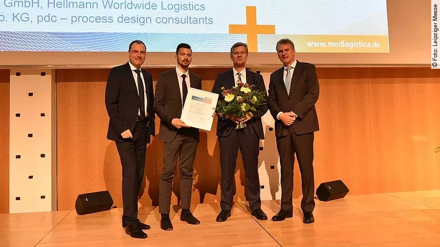 Preisverleihung des Leipziger Preises auf der med.Logistica