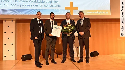 Preisverleihung des Leipziger Preises auf der med.Logistica Preisverleihung des Leipziger Preises auf der med.Logistica
