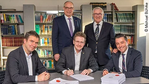 Vertragsunterzeichnung Alexianer und Marienhospital Aachen